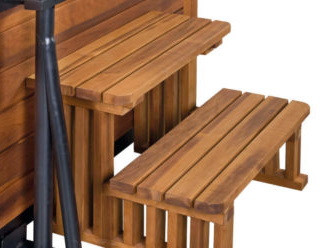 Trepte de jacuzzi din lemn Thermowood